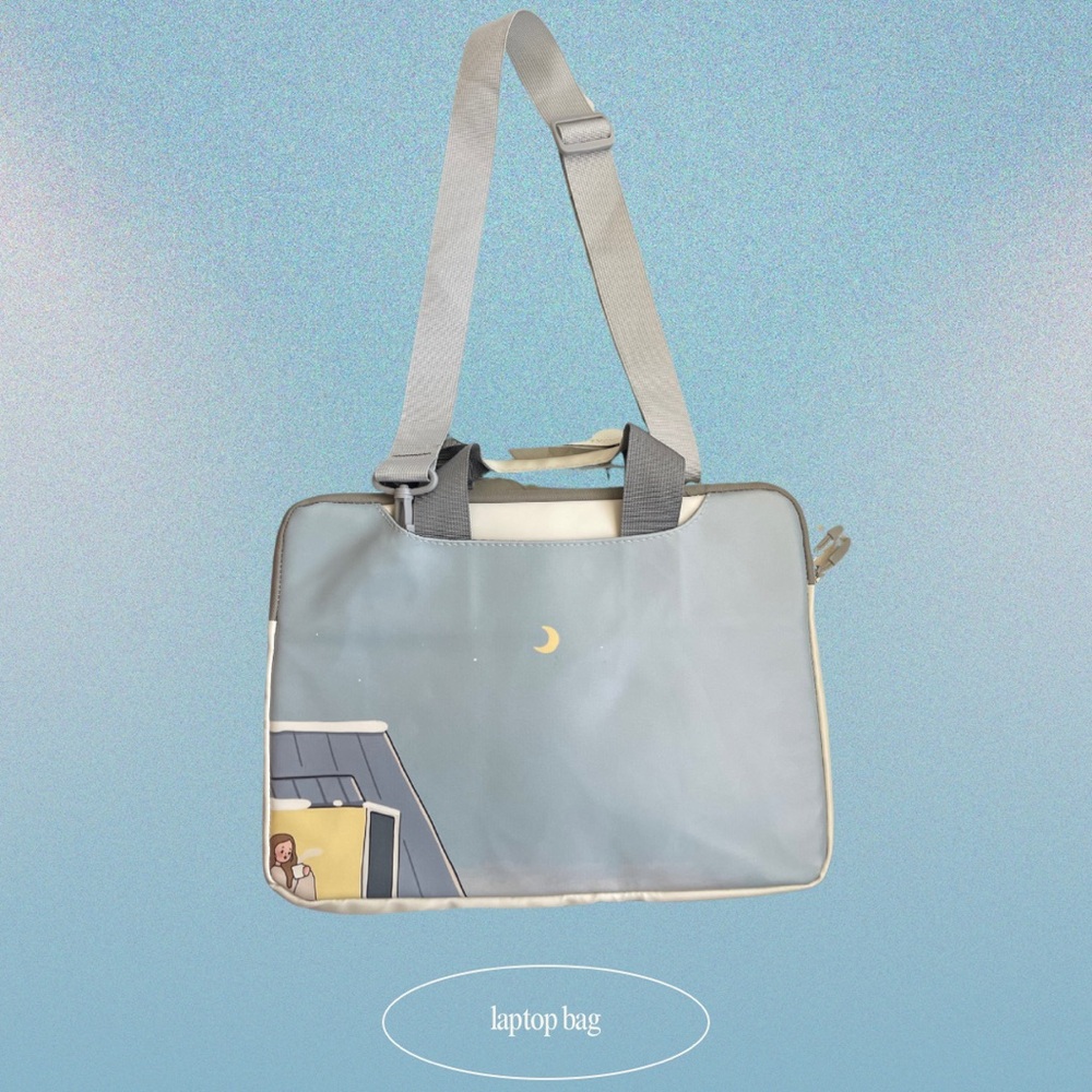 Light Blue Laptop Bag